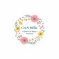 Logo CréA Mélie couronne florale carte de visite